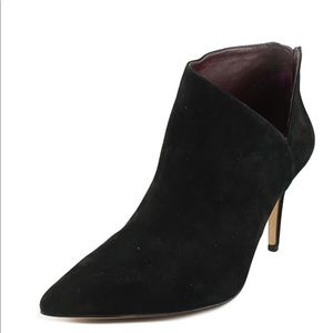 Enzo Angiolini Black Suede Booties